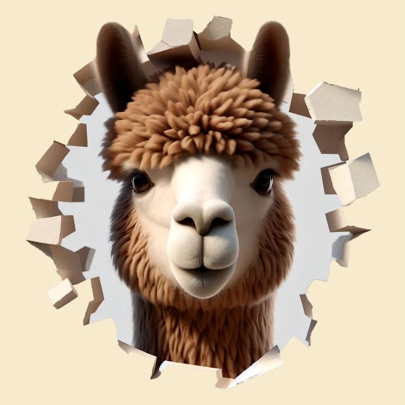 Alpaca Head in Hole 2