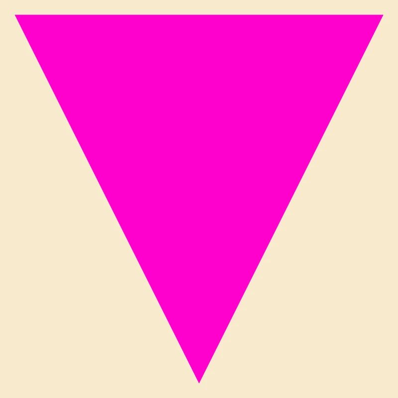 Triangle rose / Rosa Winkel