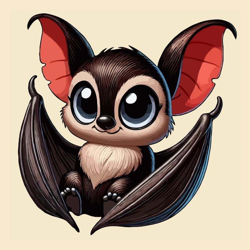 Fledermaus jung