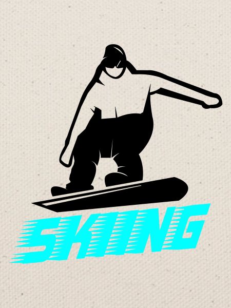 skiing