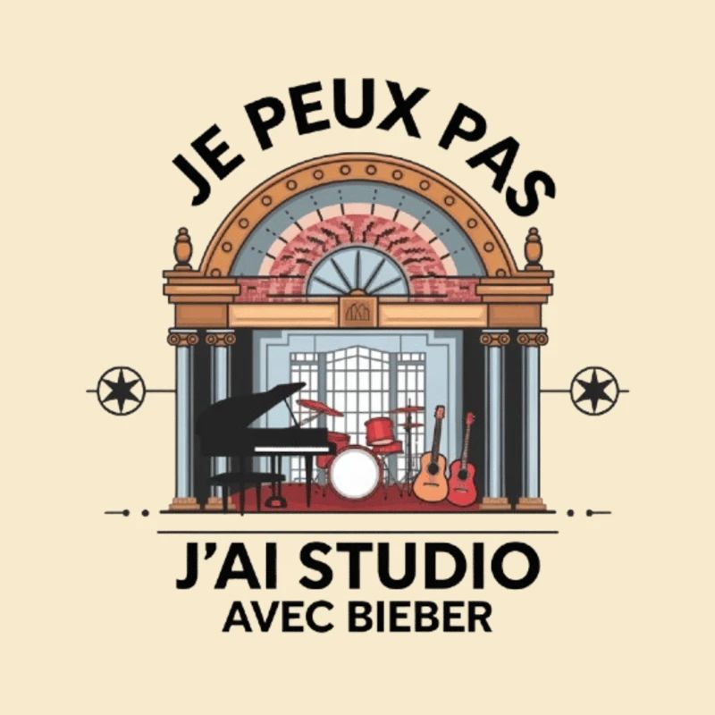 je peux pas j'ai studio avec Bieber