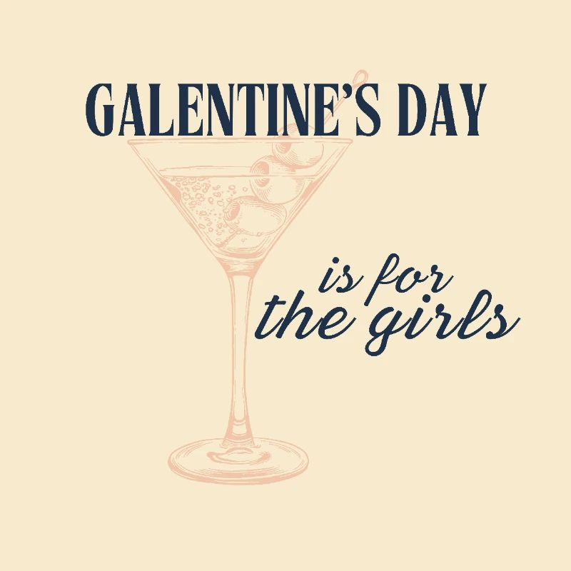 Galentine's day Blue