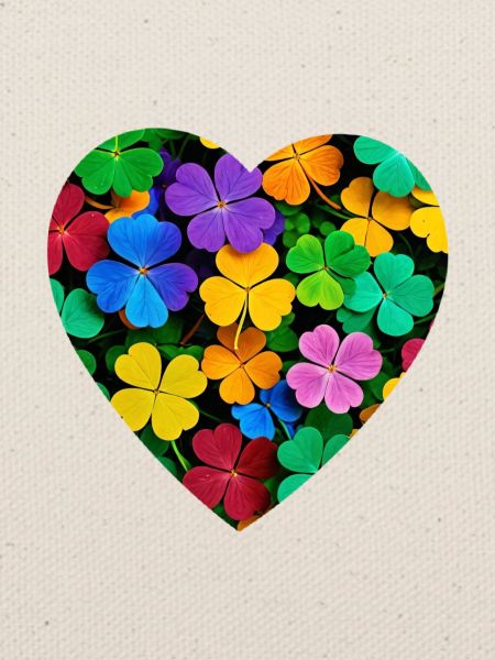 Buntes Kleeblatt