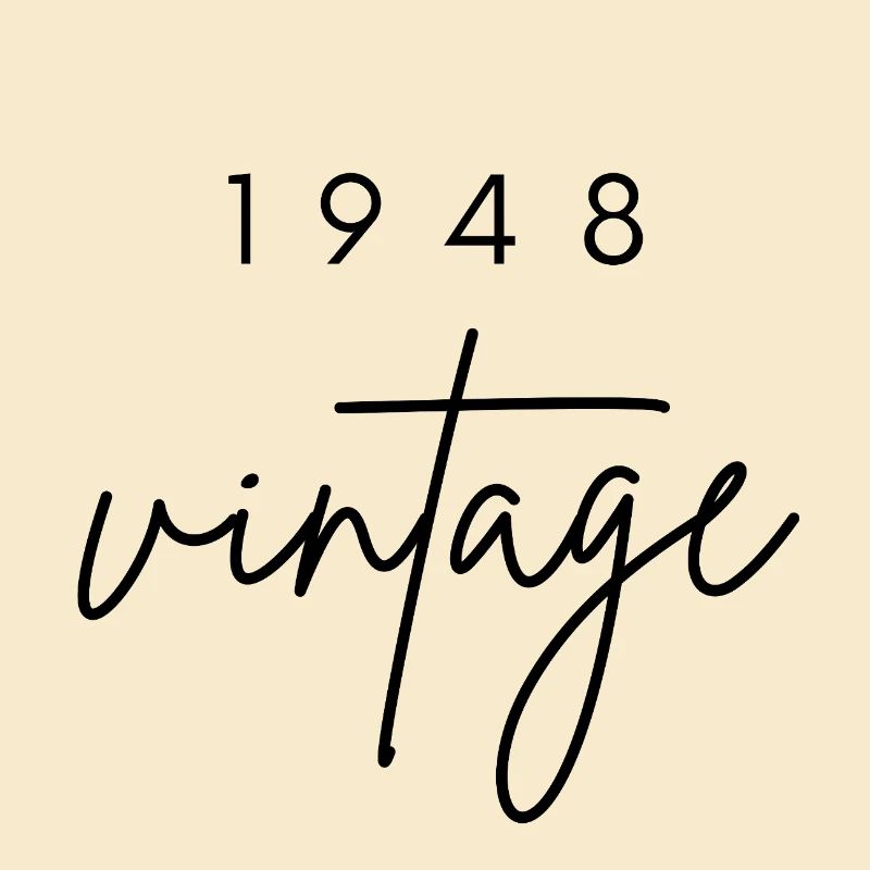 Anniversaire 1948 vintage