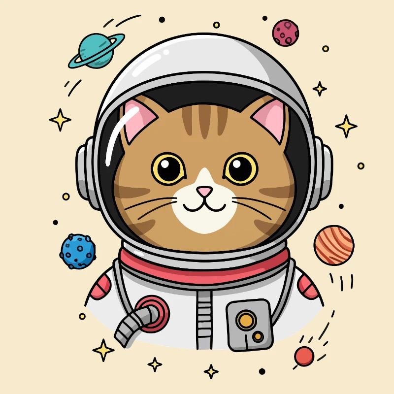 Astronaut Katze