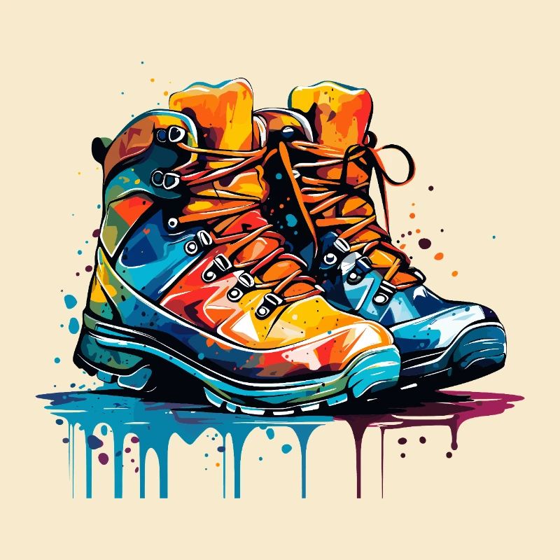 Bunte Schuhe