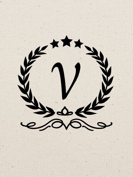 Buchstabe V Krone