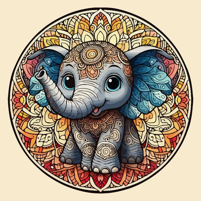 Mantra indien éléphant junior