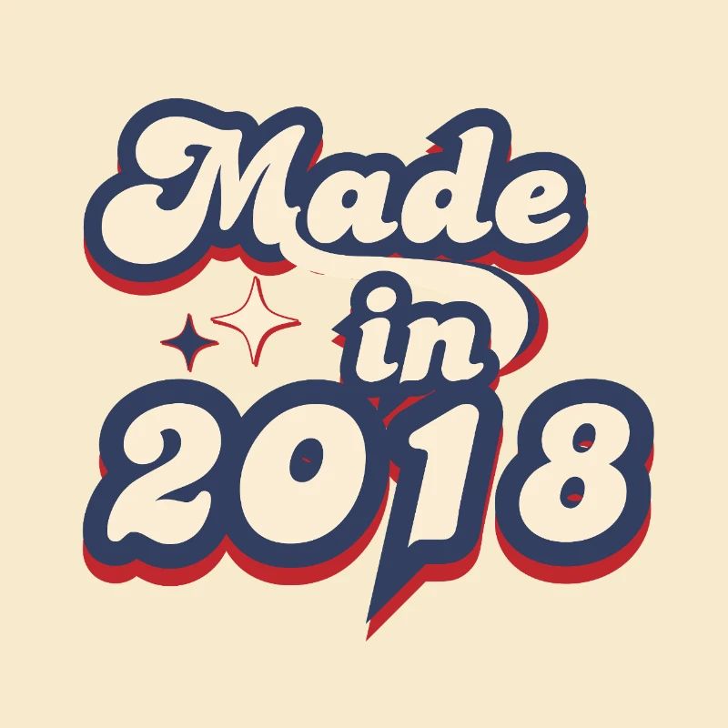 Made in 2018 retro