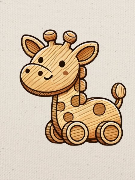 holz giraffe