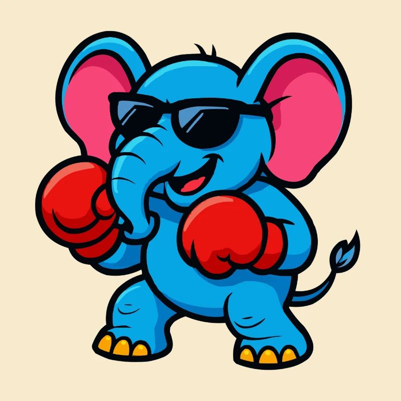 Boxer éléphant