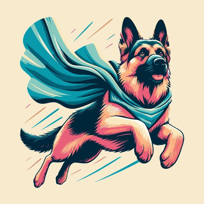 Super Dog German Shepherd Gift