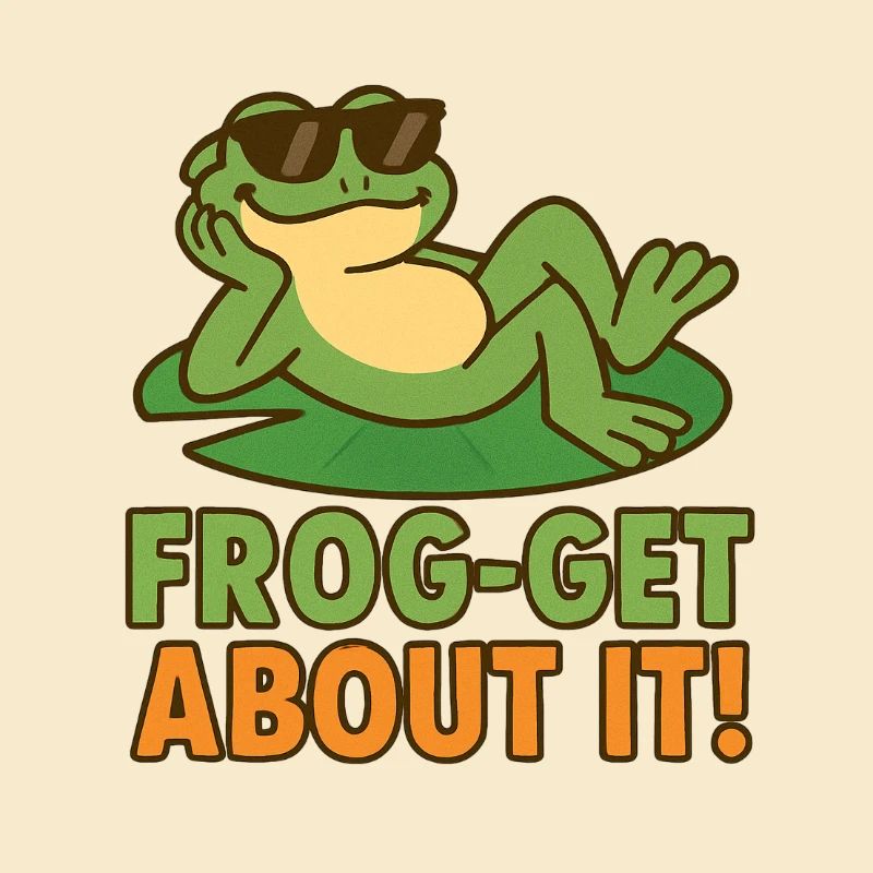 Frog-get About It – Chill Frog Vibes
