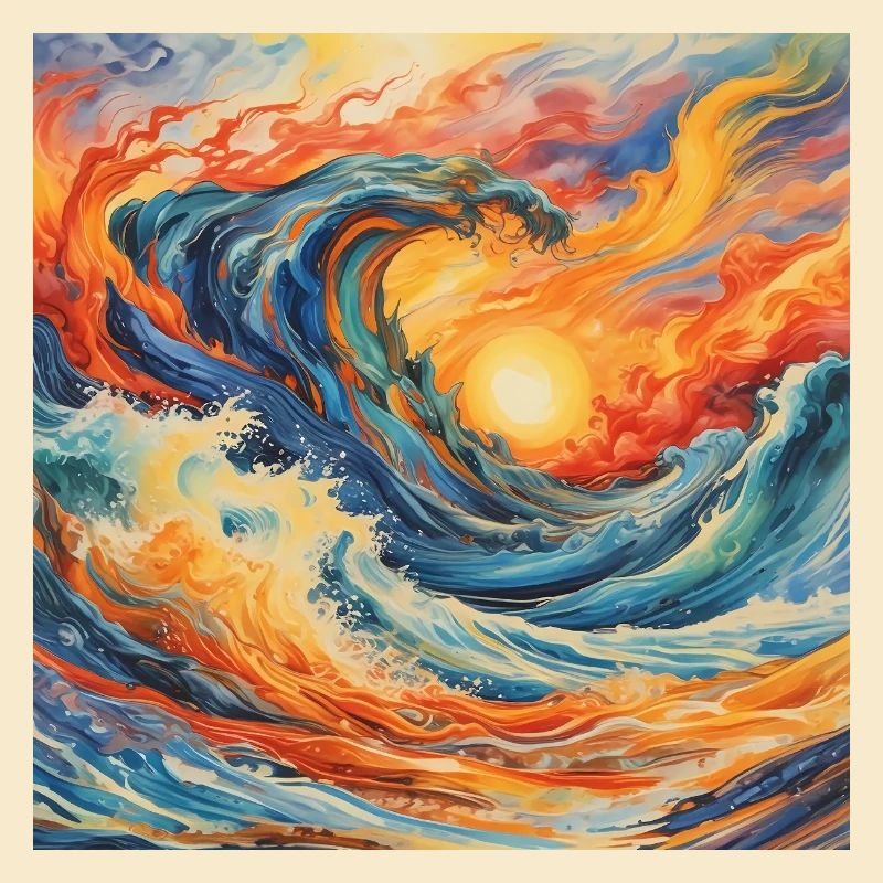 Flammende Flut
