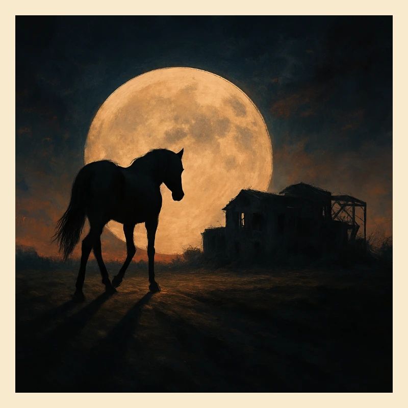 Pferd Nacht