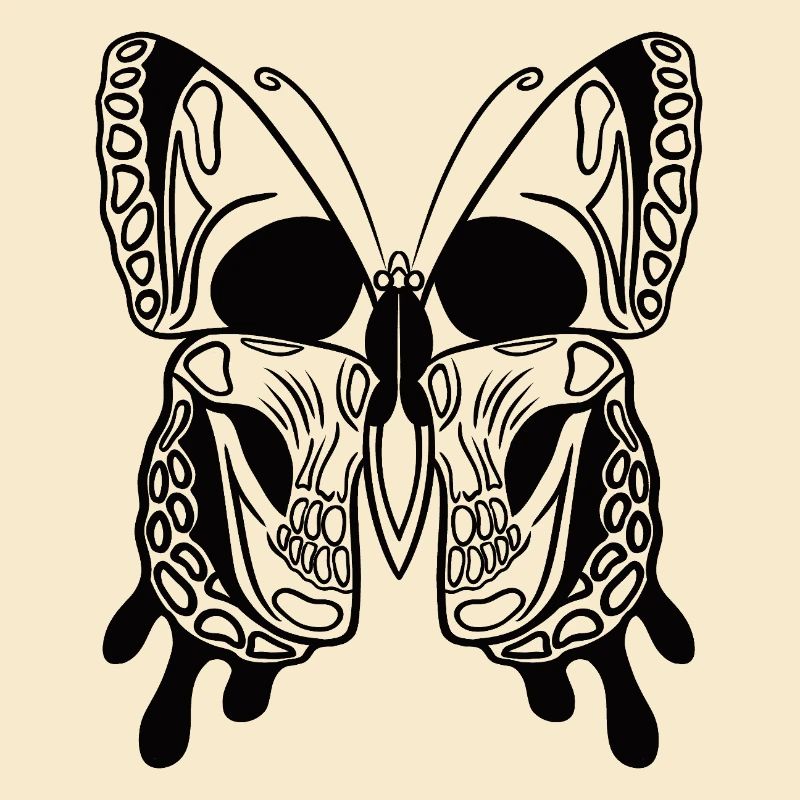 Crâne Papillon