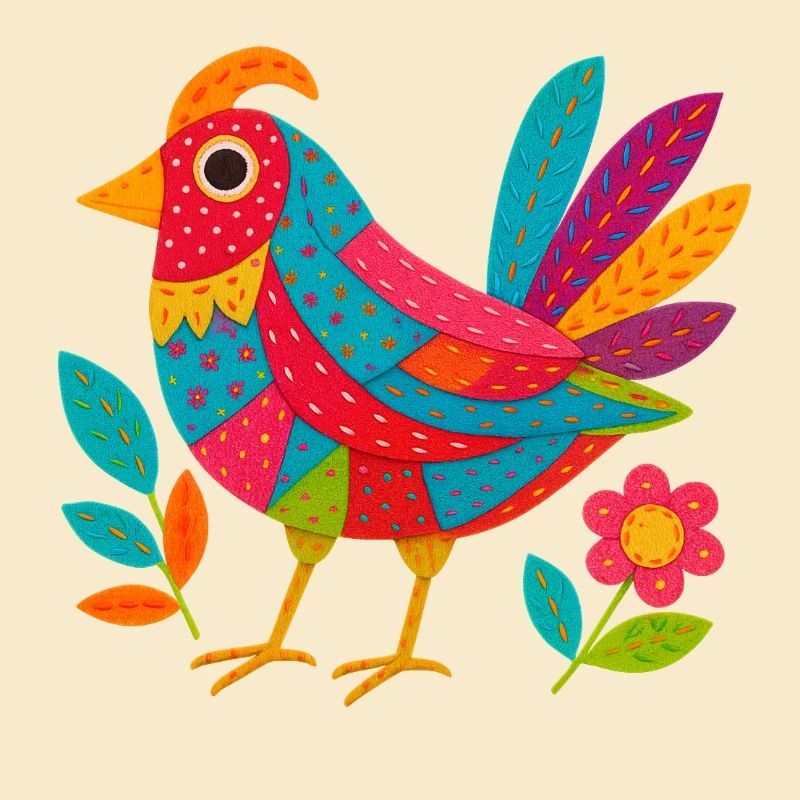 Patchwing – Der Stofffeder-Vogel