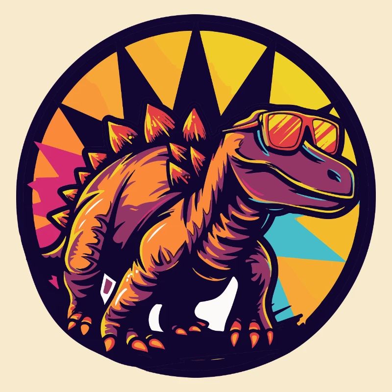 Dinosaurier stegosaurus Comic