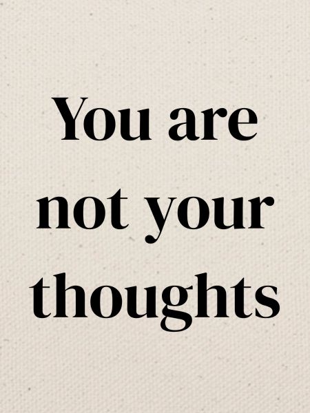 You are