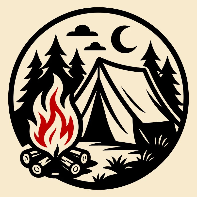 Camping Zelt Wald