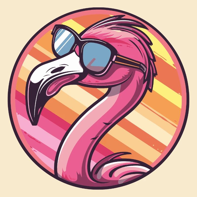 Flamingo Comic Cool