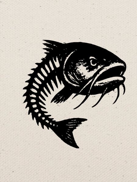 Fischgrate mit schlechter Laune
