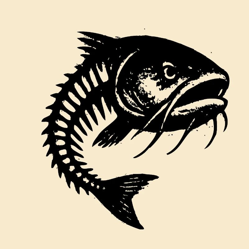 Fischgrate mit schlechter Laune