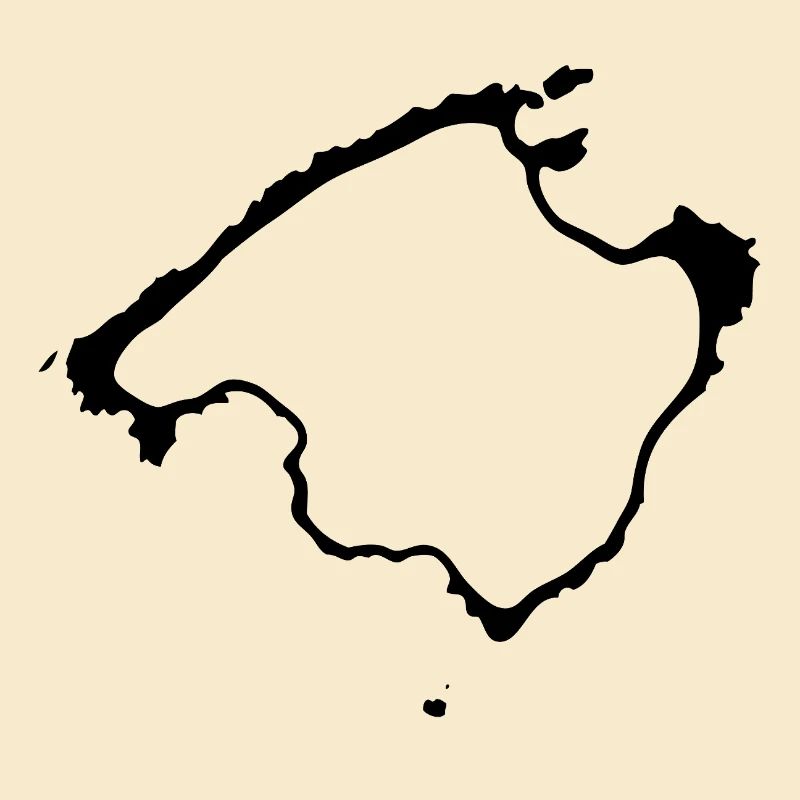 Mallorca Umriss