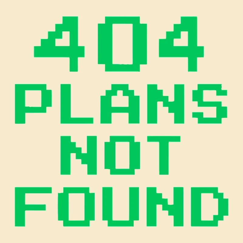 404 Pläne nicht gefunden | Retro-Pixel-Arcade-Meme