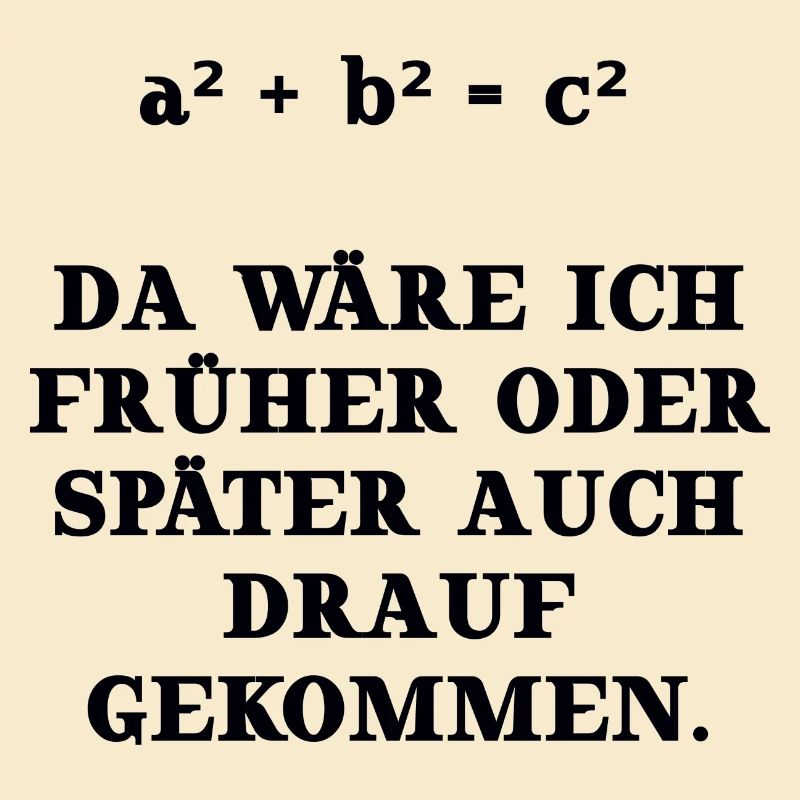 math drôle idée cadeau Pythagore