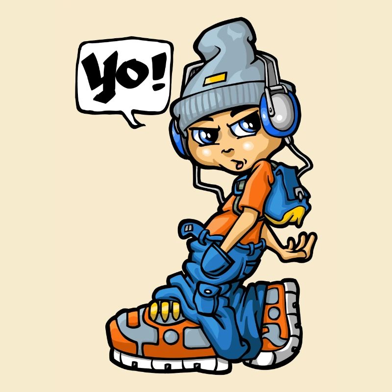 Boy saying Yo