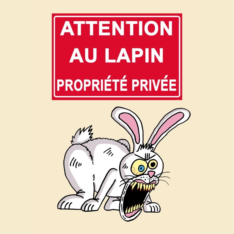 Attention au lapin blanc