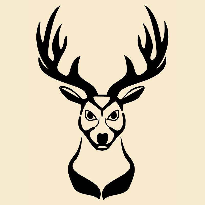 Deer head 1c