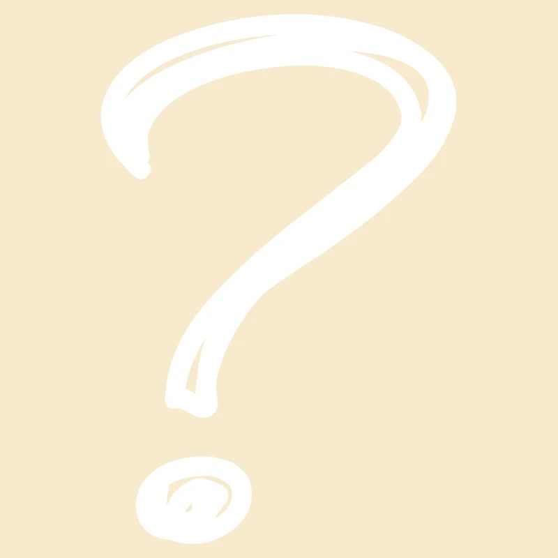 A question mark