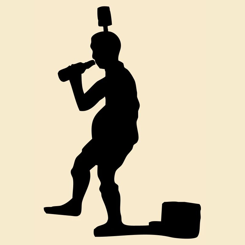 Tipp Kick Figur mit Bierflasche (FS)