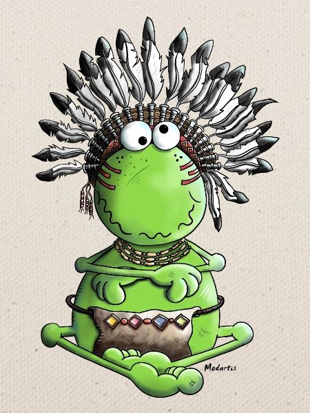 Häuptling Frosch - Indianer