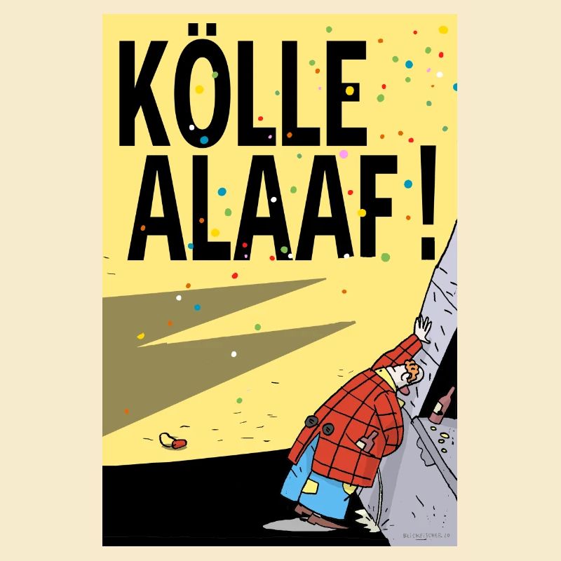 Cartoon Alaaf du Carnaval de Cologne