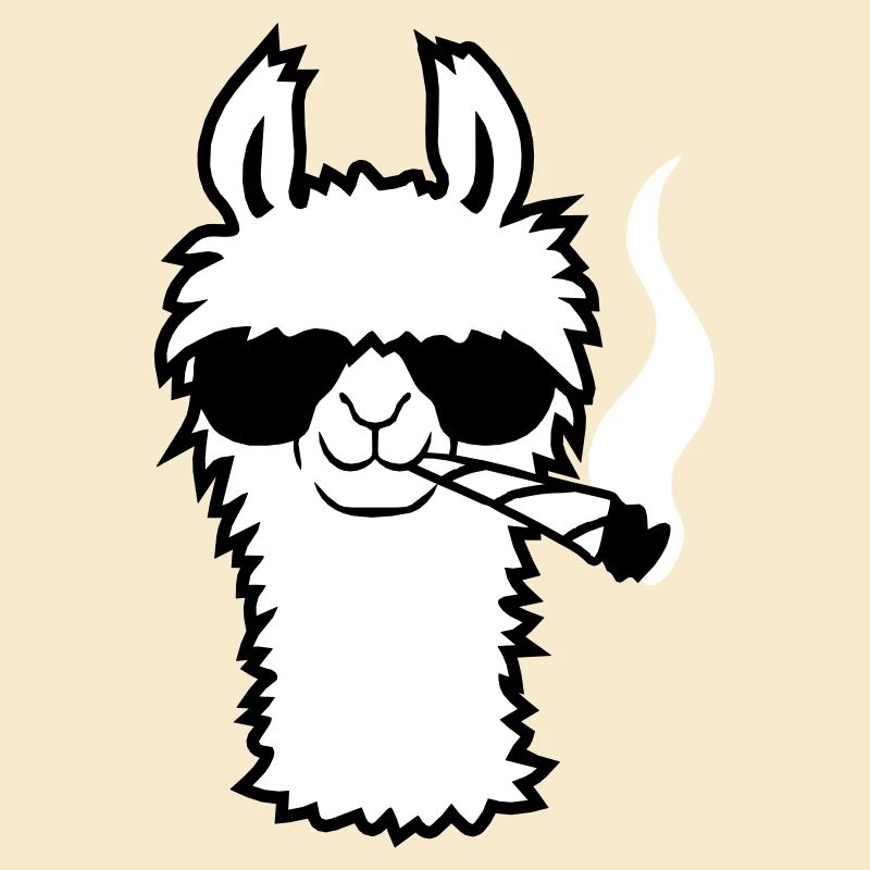 Lama Mit Joint