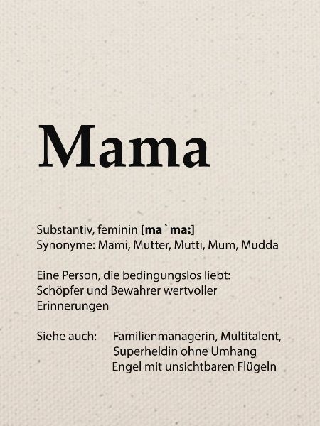 Mama Bedeutung