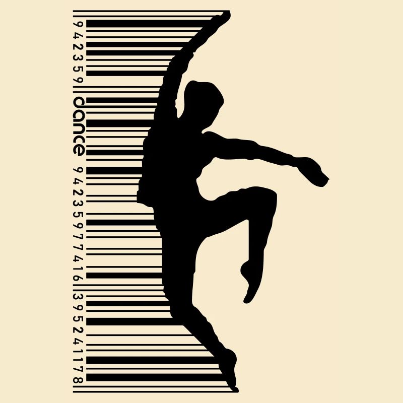 Dancer in QR Code Style
