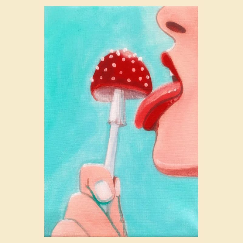 Pilz Pop-Art