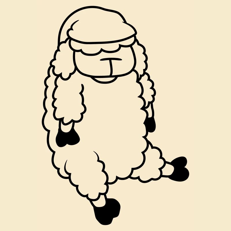 Sleeping Sheep Sleeping Cap