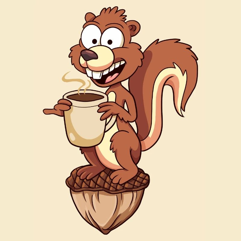 Benno the Squirrel (mit Eichel)