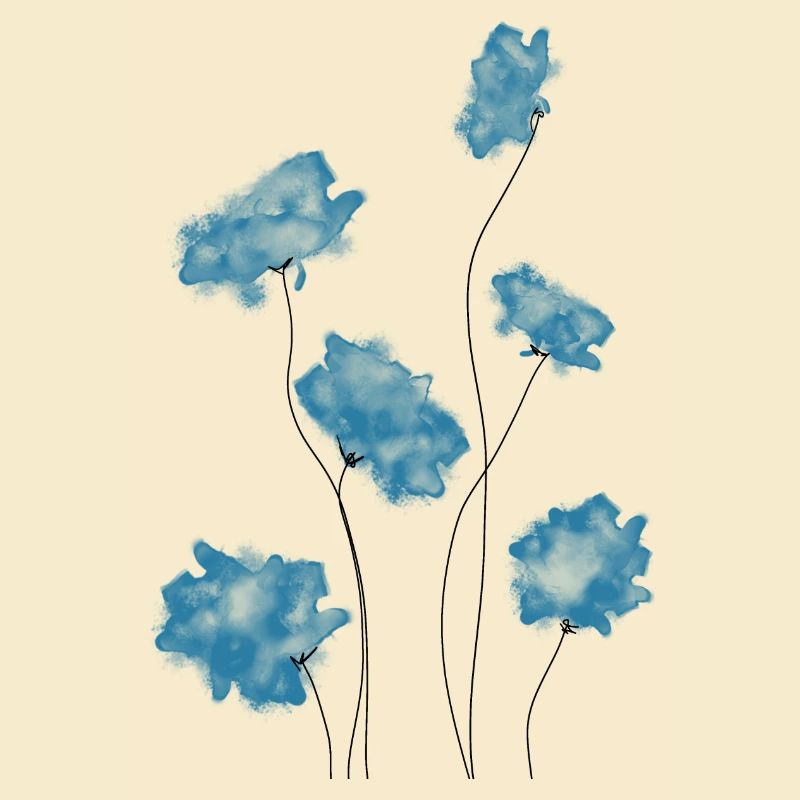 Blaue Blumen