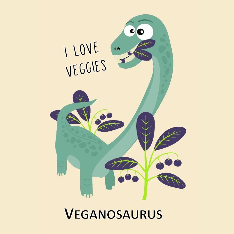 Dinosaurier Veganosaurus