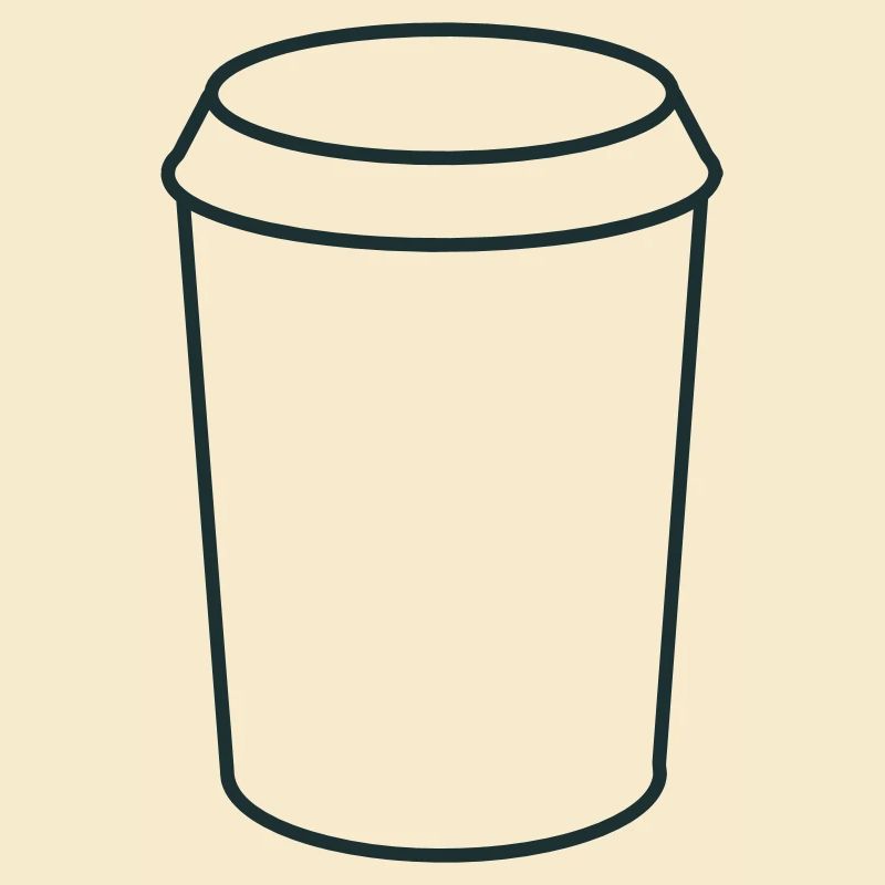 Einfache Kaffeetasse