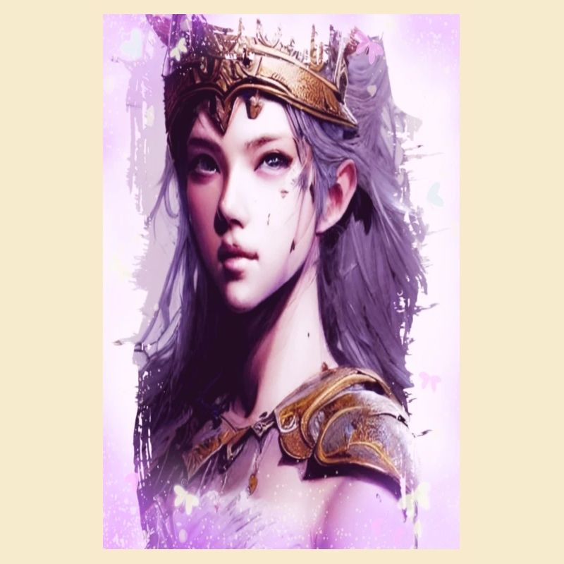Valkyrie Amazon Warrior Fine Art Affiche