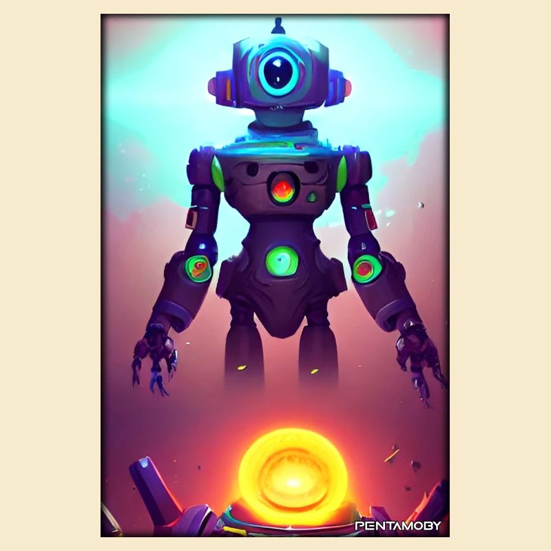 Robot Future Science Machine de science-fiction