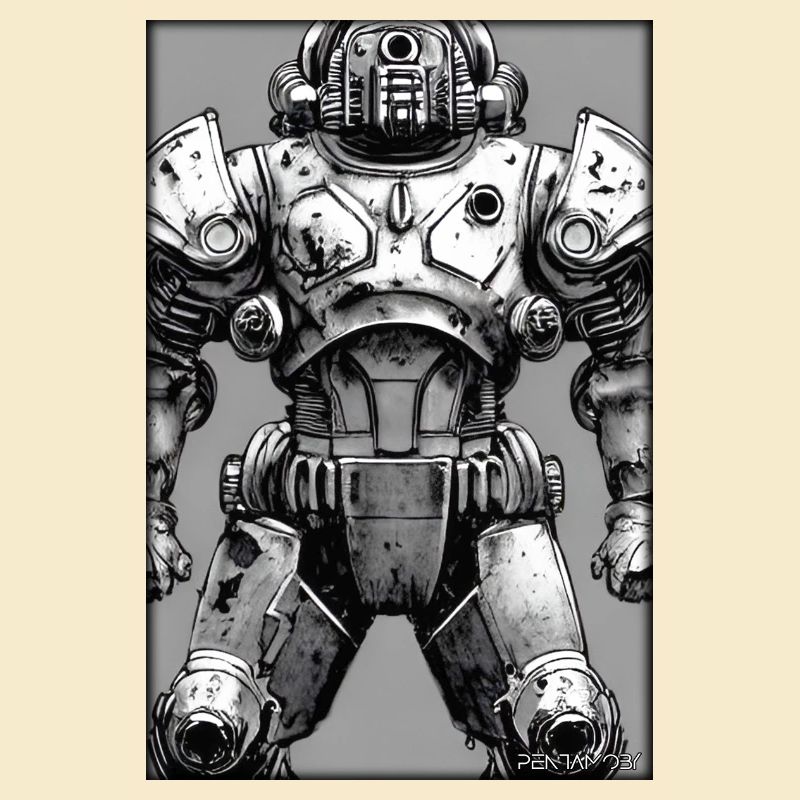 Kampfbot Robot Super Soldier Machine Warrior