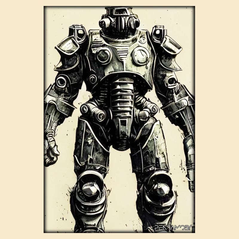 Kampfbot Robot Super Soldier Machine Warrior